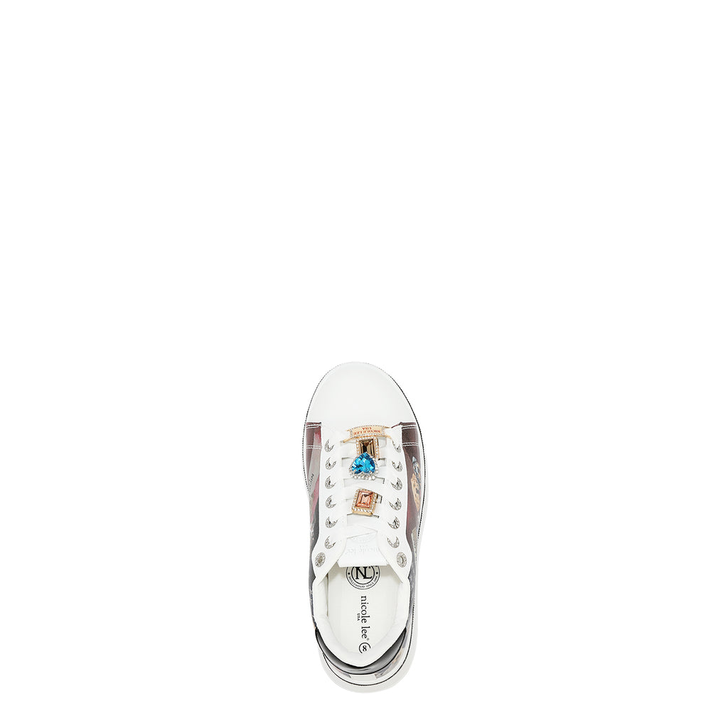 Tenis con charms y plataforma Nicole Lee Best Smile FW25