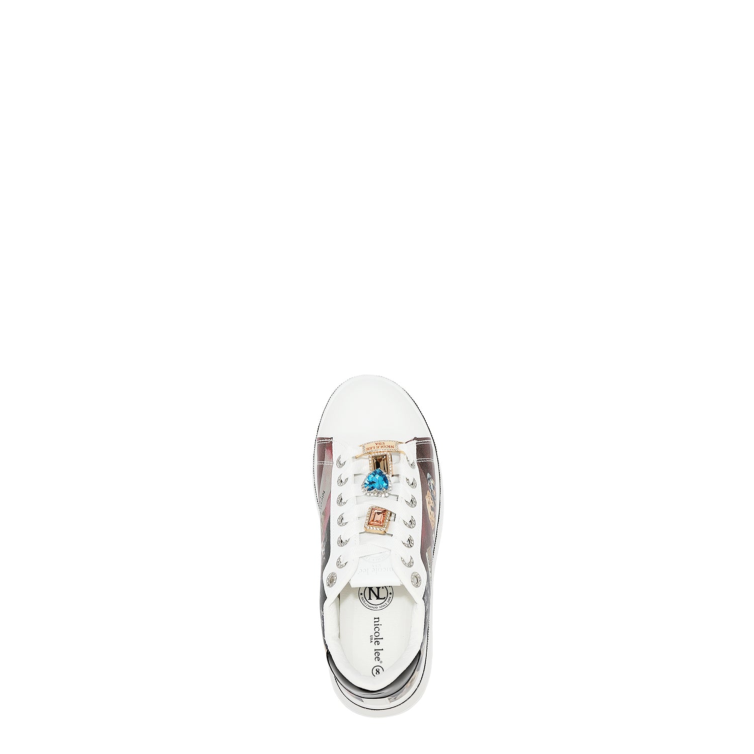 Tenis con charms y plataforma Nicole Lee Best Smile FW25