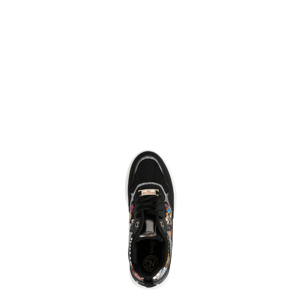 Tenis con Glitter de Nicole Lee Estampado Best Smile FW25