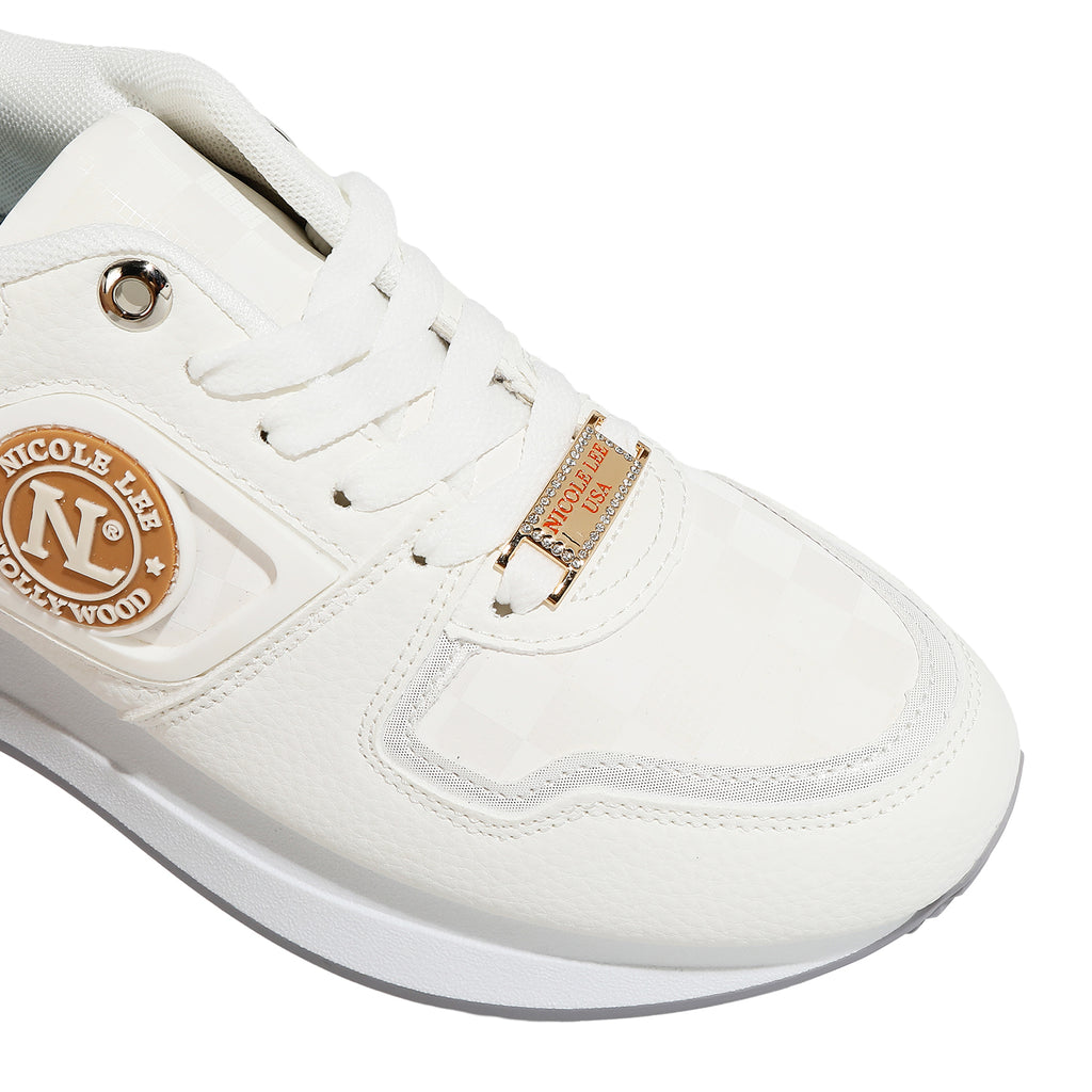 Tenis Casuales Nicole Lee Print Checker FW25