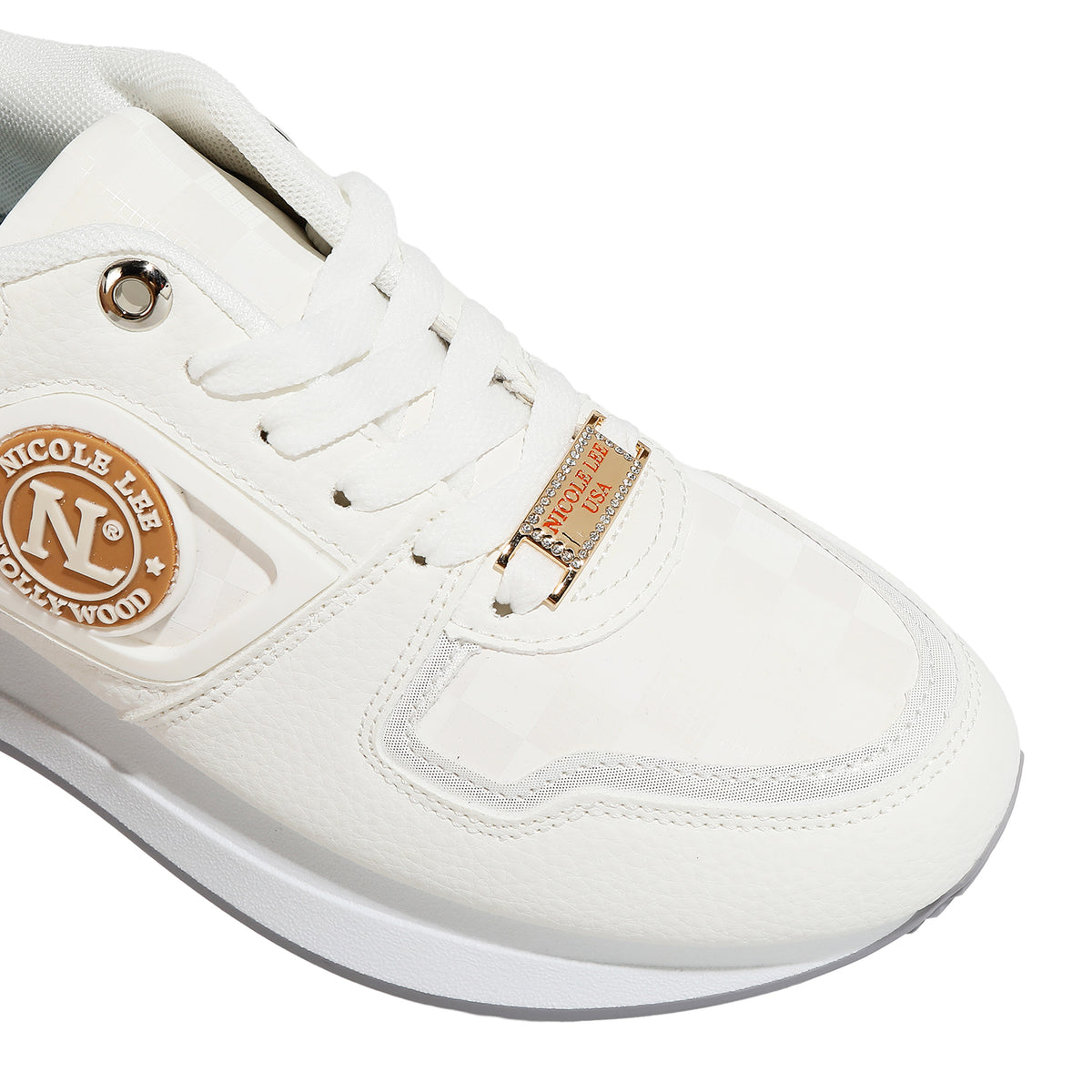 Tenis Casuales Nicole Lee Print Checker FW25