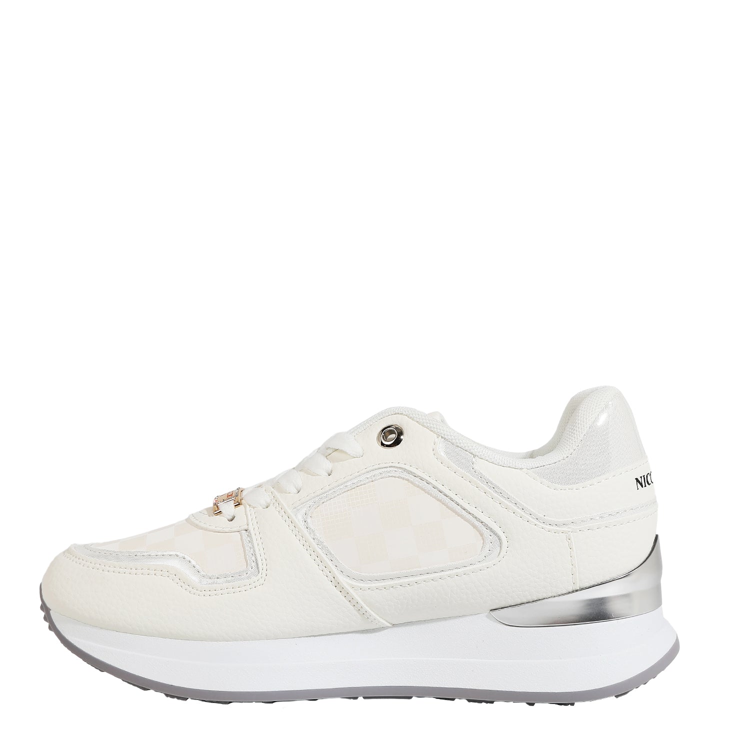 Tenis Casuales Nicole Lee Print Checker FW25
