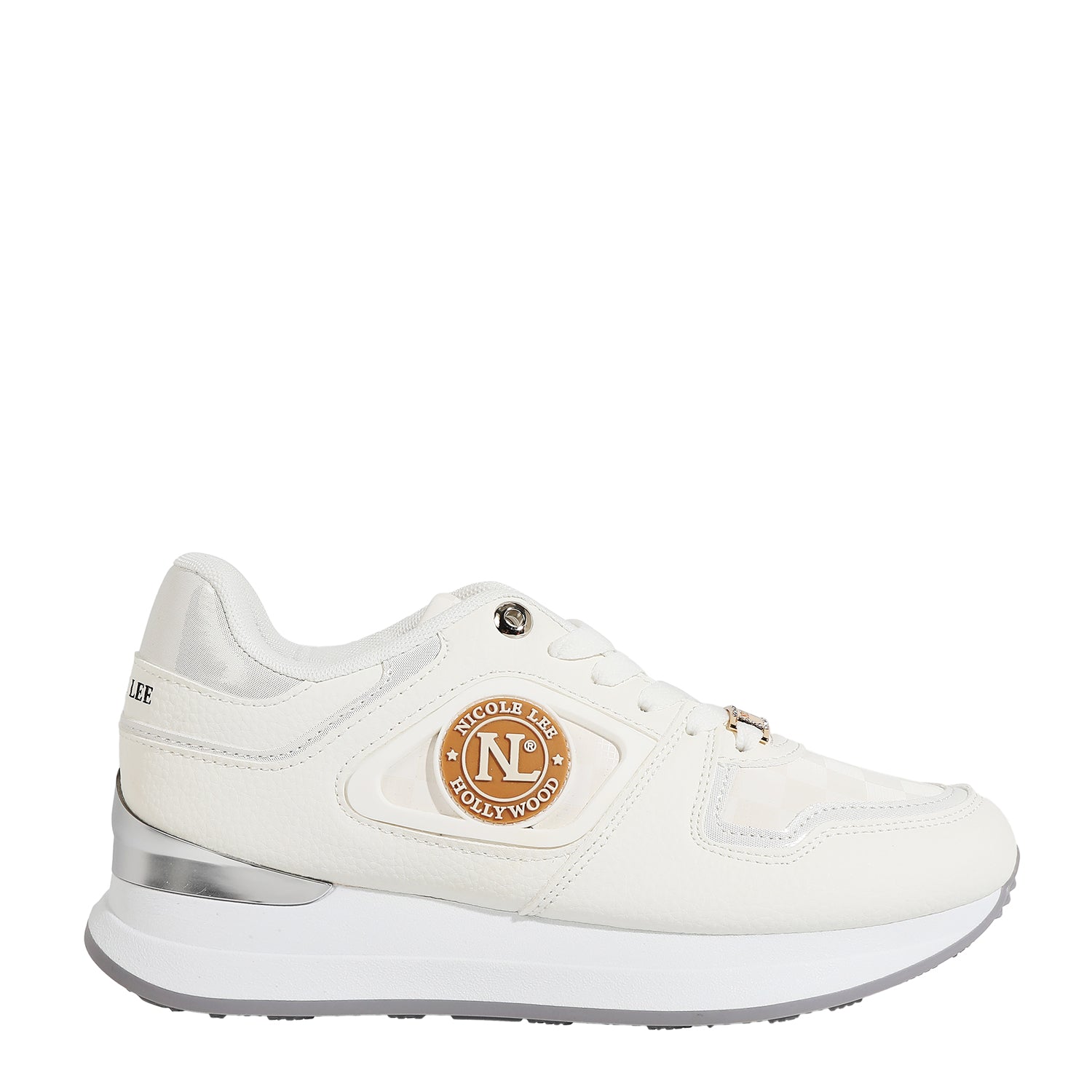Tenis Casuales Nicole Lee Print Checker FW25