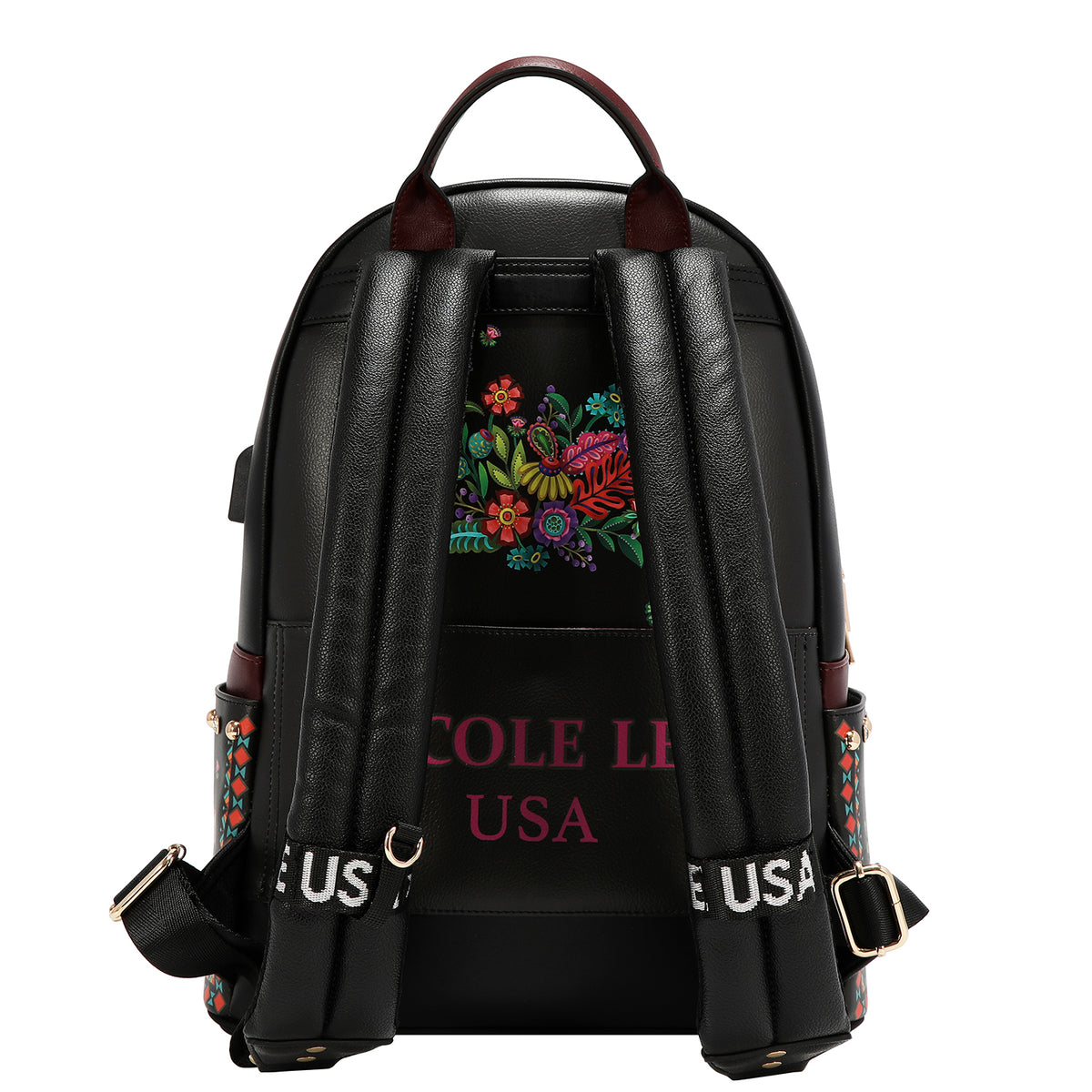 Mochila Nicole Lee Con Puerto USB Keep Dreaming FW26