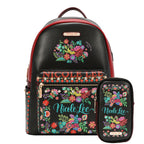 Mochila Nicole Lee Con Puerto USB Keep Dreaming FW26