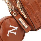 Bolsa de mano Nicole Lee en relieve y con monedero FW25