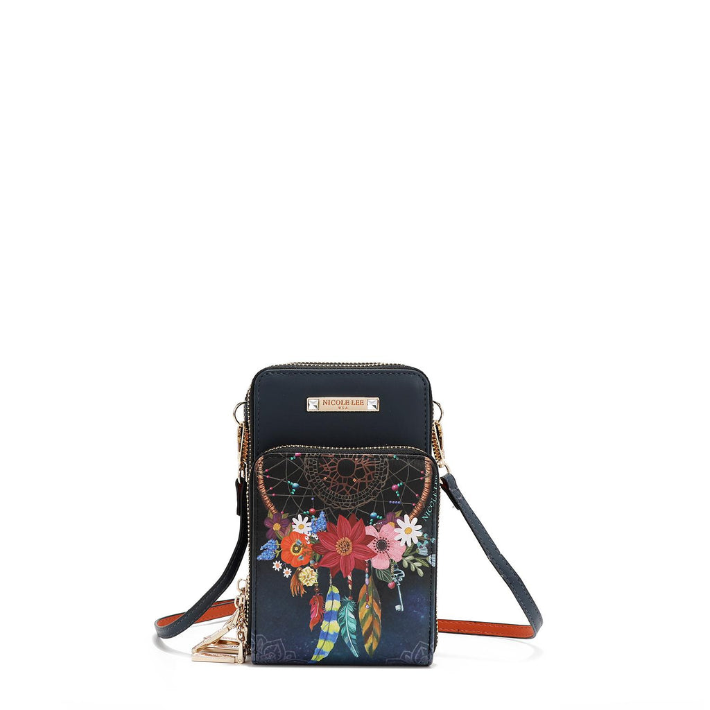 Bolsa Portacelular Nicole Lee estampada Dream Comes TrueFW25