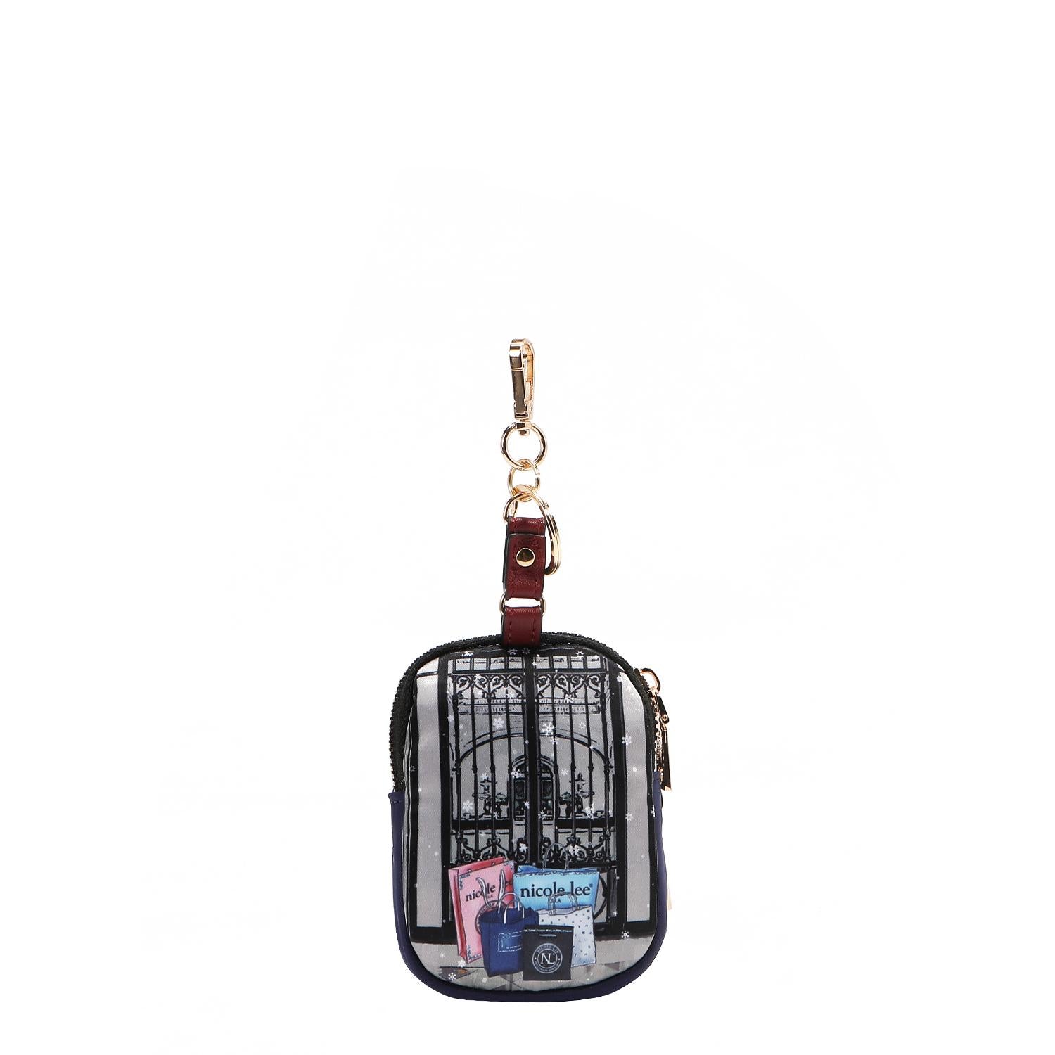 Llavero/Monedero Mini Mochila Nicole Lee Print Moda FW25