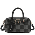 Bolsa de mano Nicole Lee estampados de cuadros FW25