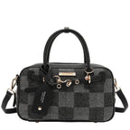 Bolsa de mano Nicole Lee estampados de cuadros FW25
