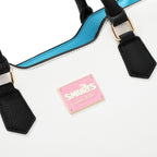 Bolsa Cuadrada Estampada Smurfs by Nicole Lee FW25