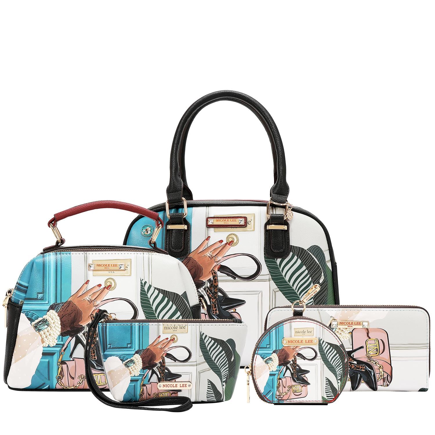 Set De 5 Piezas Nicole Lee Bolsas Y Accesorios Emotion SS26