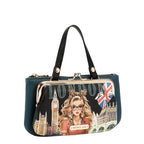 Monedero Nicole Lee Mediano Con Kisslock London Eye FW26