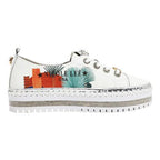 Tenis con plataforma trenzada Nicole Lee Queen Cleopatra FW25