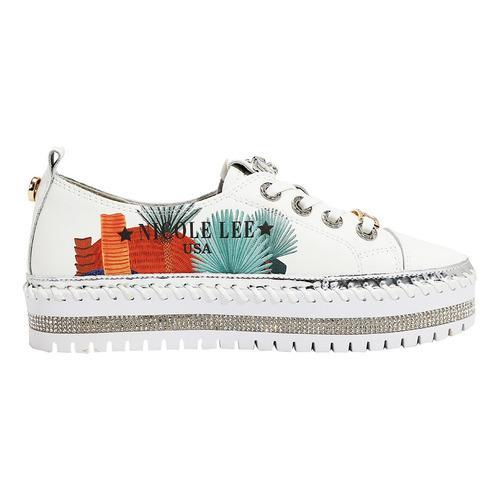 Tenis con plataforma trenzada Nicole Lee Queen Cleopatra FW25
