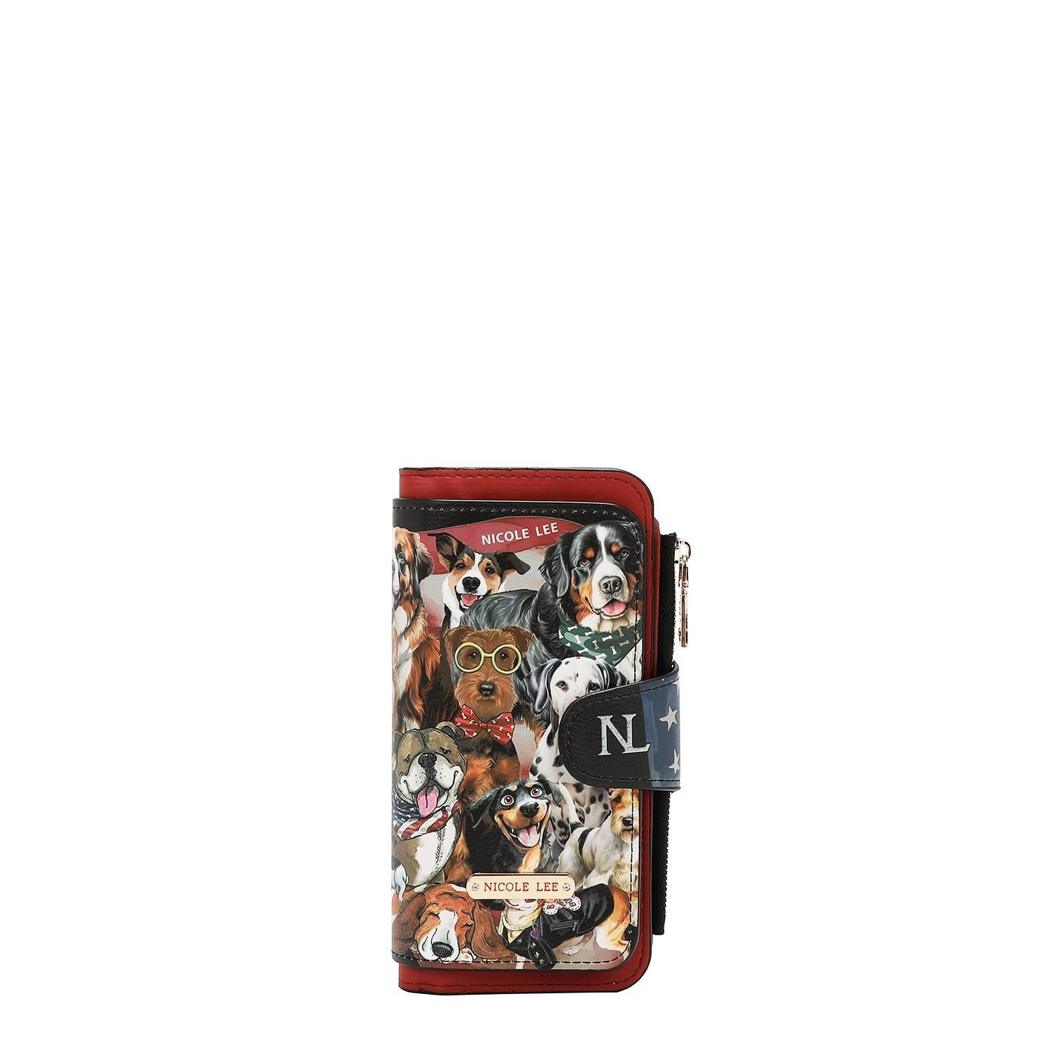 Cartera Plegable Nicole Lee estampada Best Smile FW25