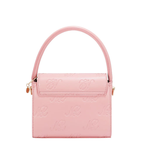 Bolsa Cuadrada Nicole Lee Con Corazon Embossed SS26