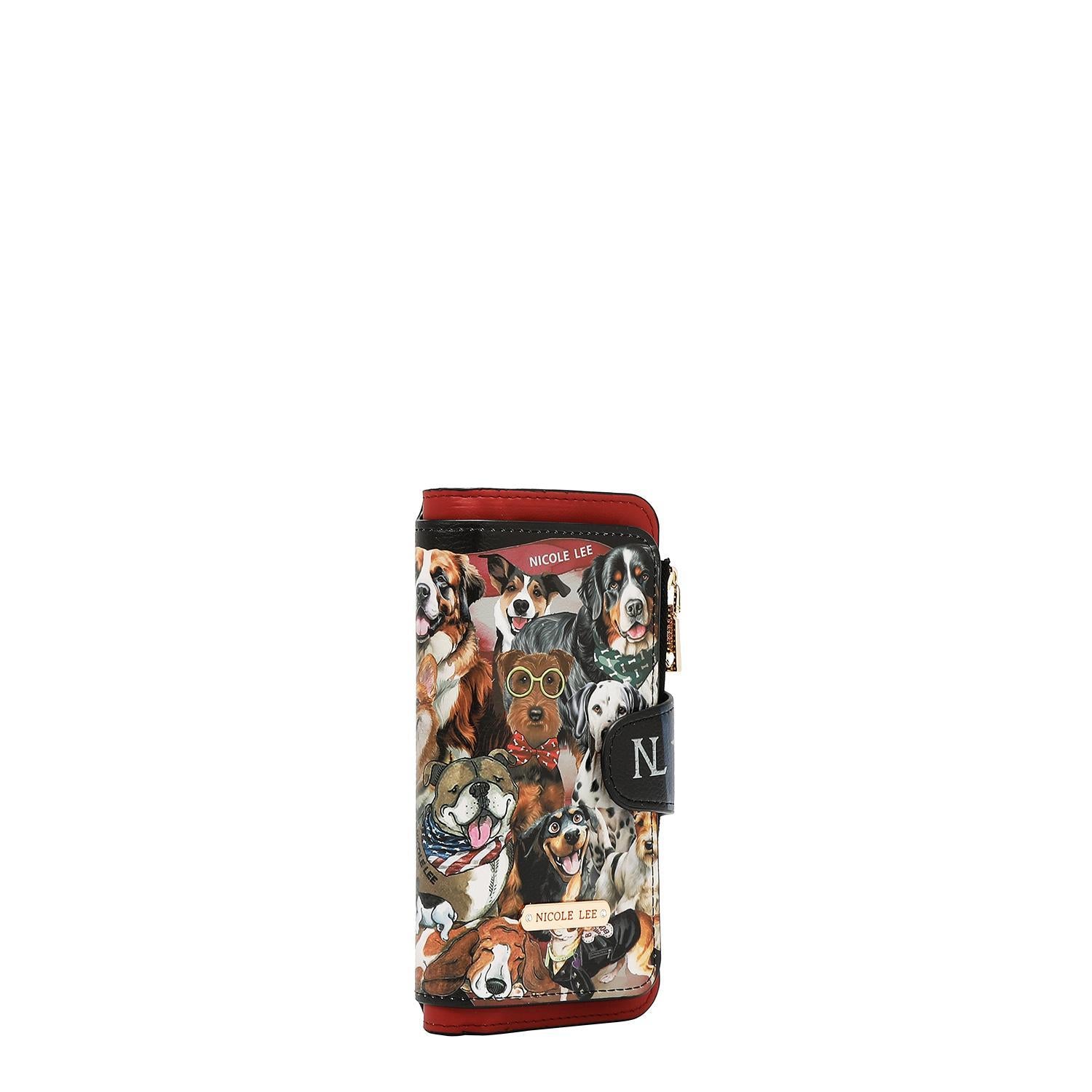 Cartera Plegable Nicole Lee estampada Best Smile FW25