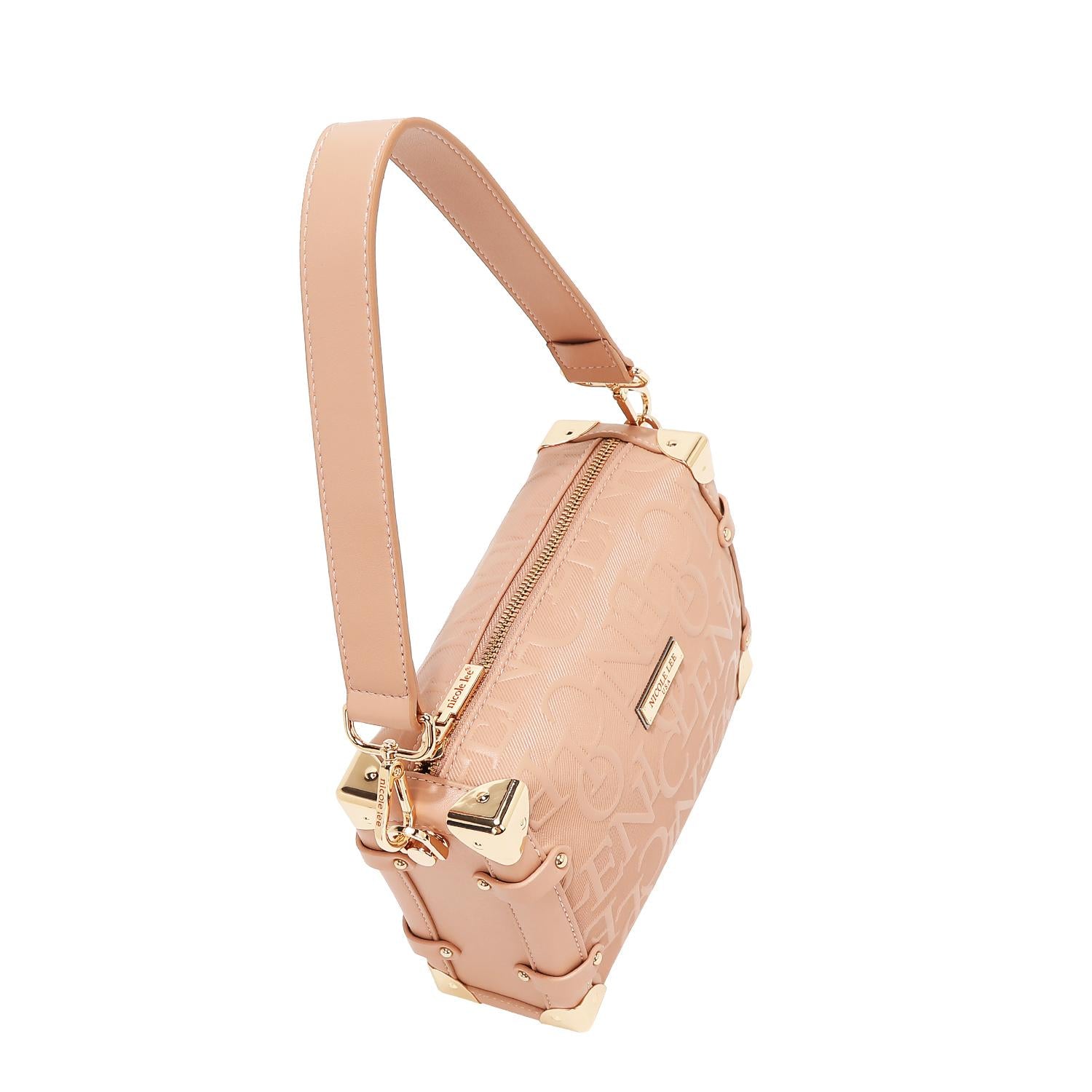 Bolsa Cruzada Cuadrada Nicole Lee Con Relieve FW25