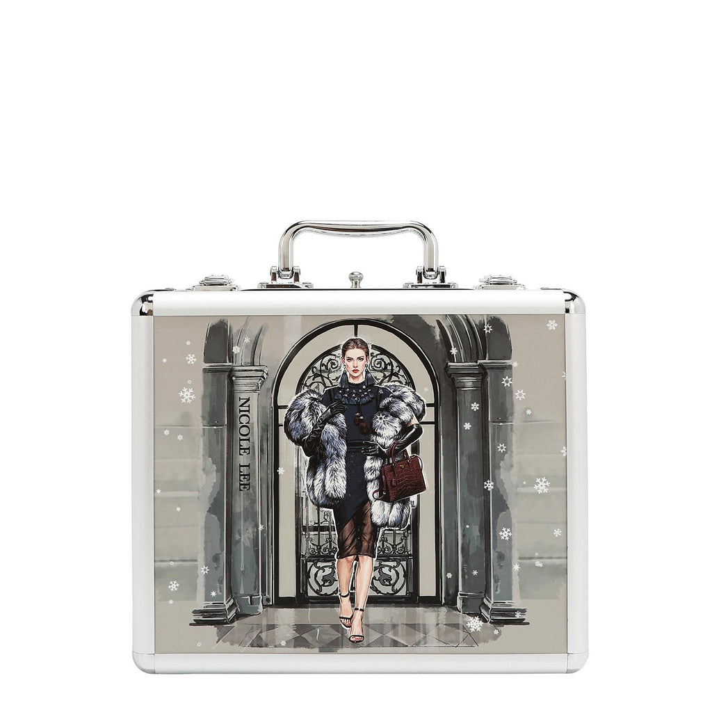 Estuche maletín para maquillaje Nicole Lee print Moda FW25