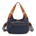 Bolsa hobo Nicole Lee de nylon holográfica FW25