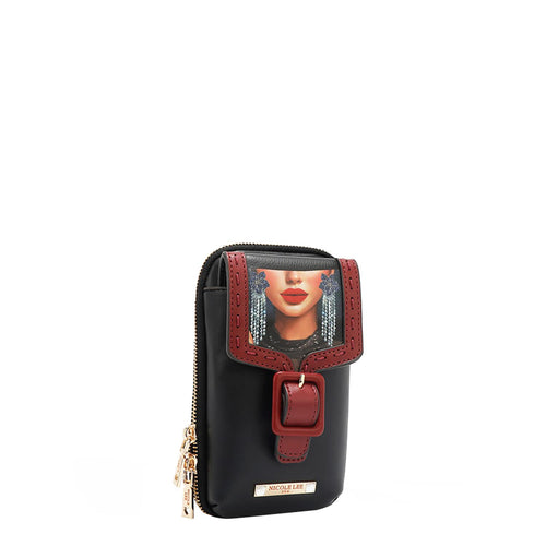 Bolsa Crossbody de Nicole Lee Estampado Samantha FW25