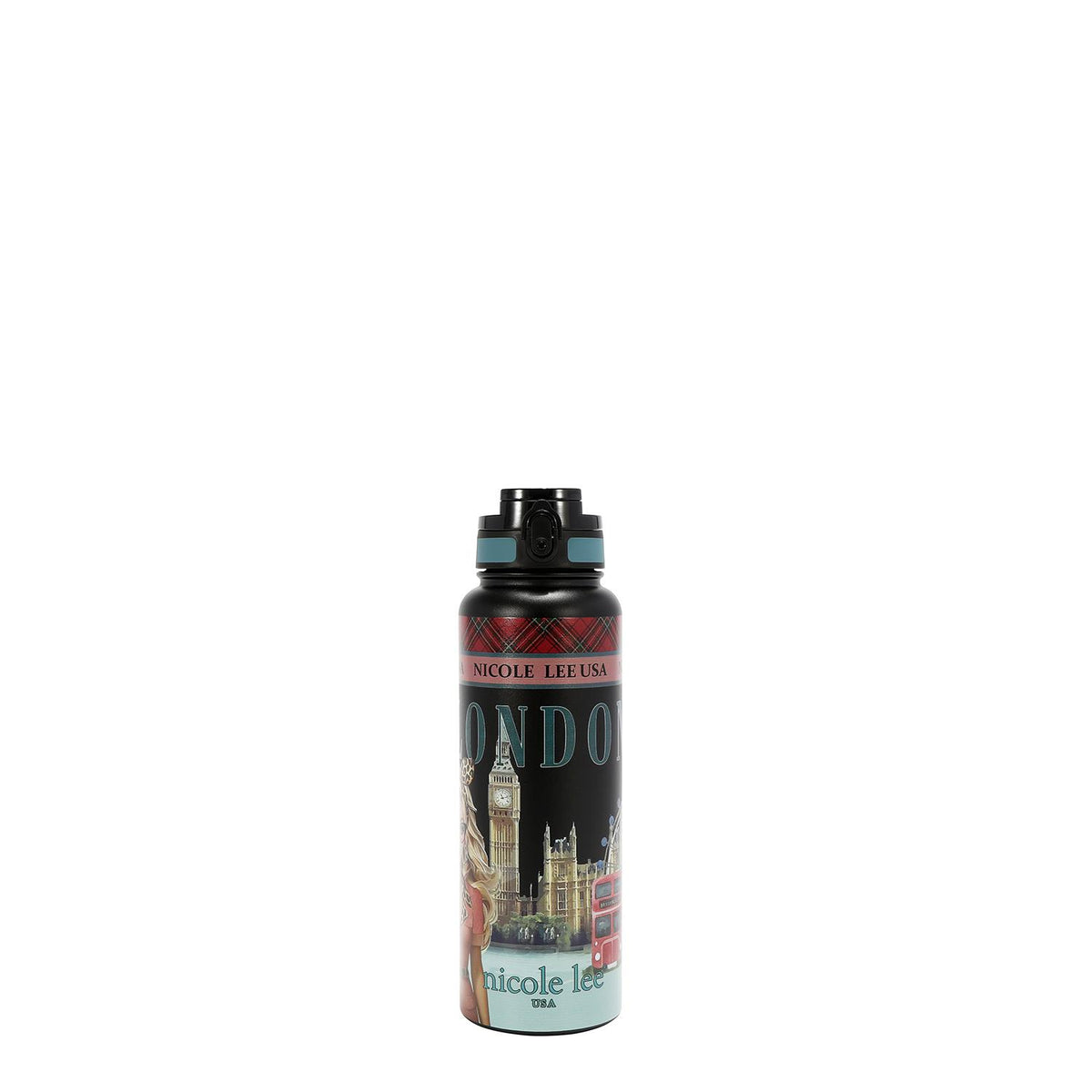 Termo De 1.2L Nicole Lee Con Tapa London Eye FW26
