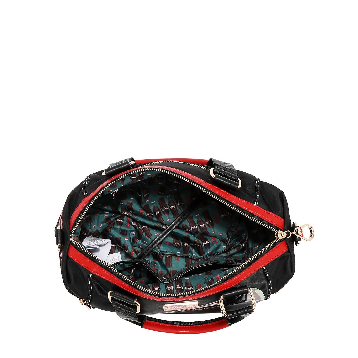 Bolsa Duffle estampada Coca-Cola By Nicole Lee SS26