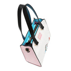 Bolsa Satchel Estampada Smurfs by Nicole Lee FW25