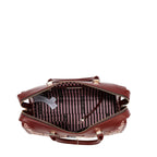 Bolsa boston Nicole Lee en corte láser y pedrería FW25