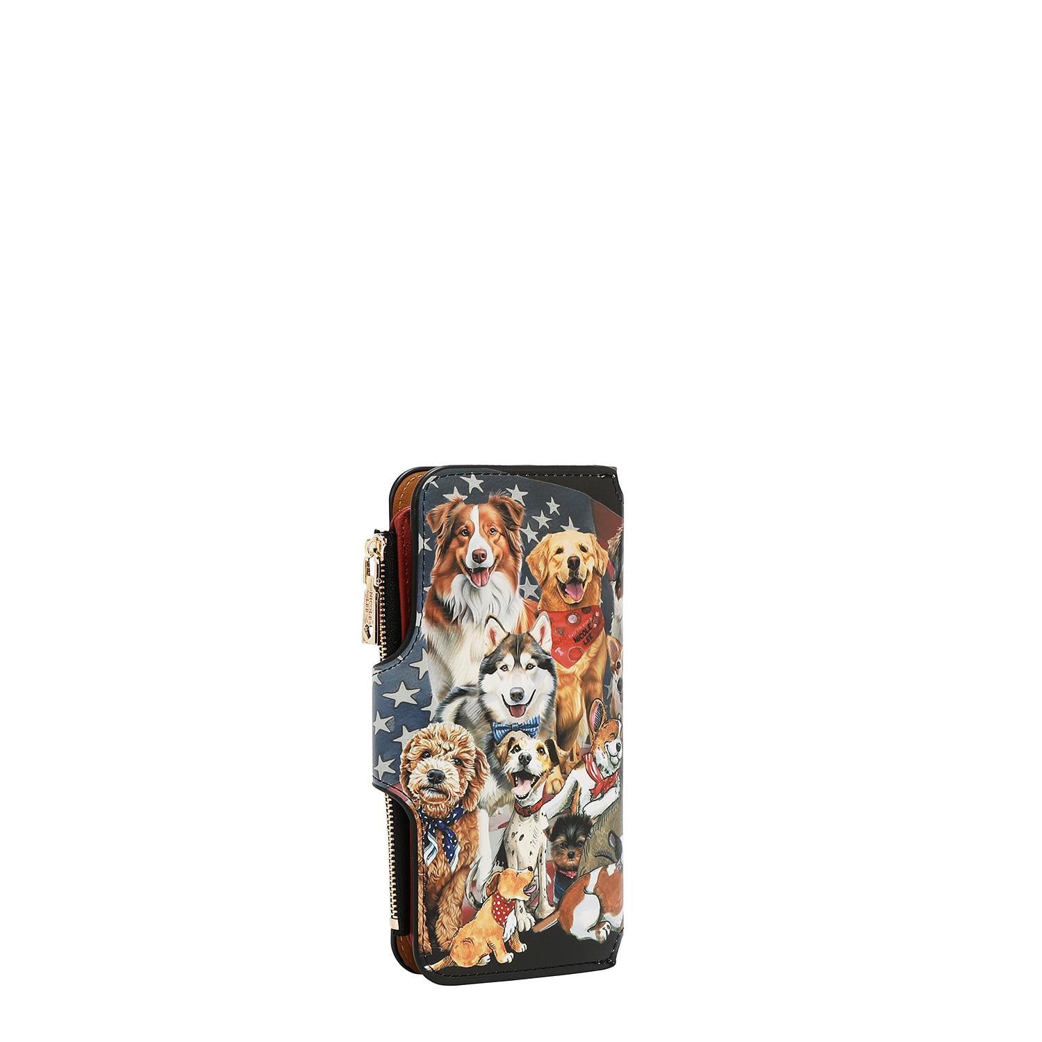Cartera Plegable Nicole Lee estampada Best Smile FW25