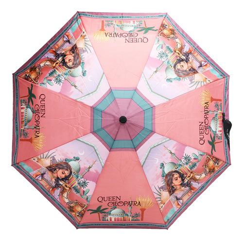 Sombrilla Retractil Nicole Lee Queen Cleopatra FW25