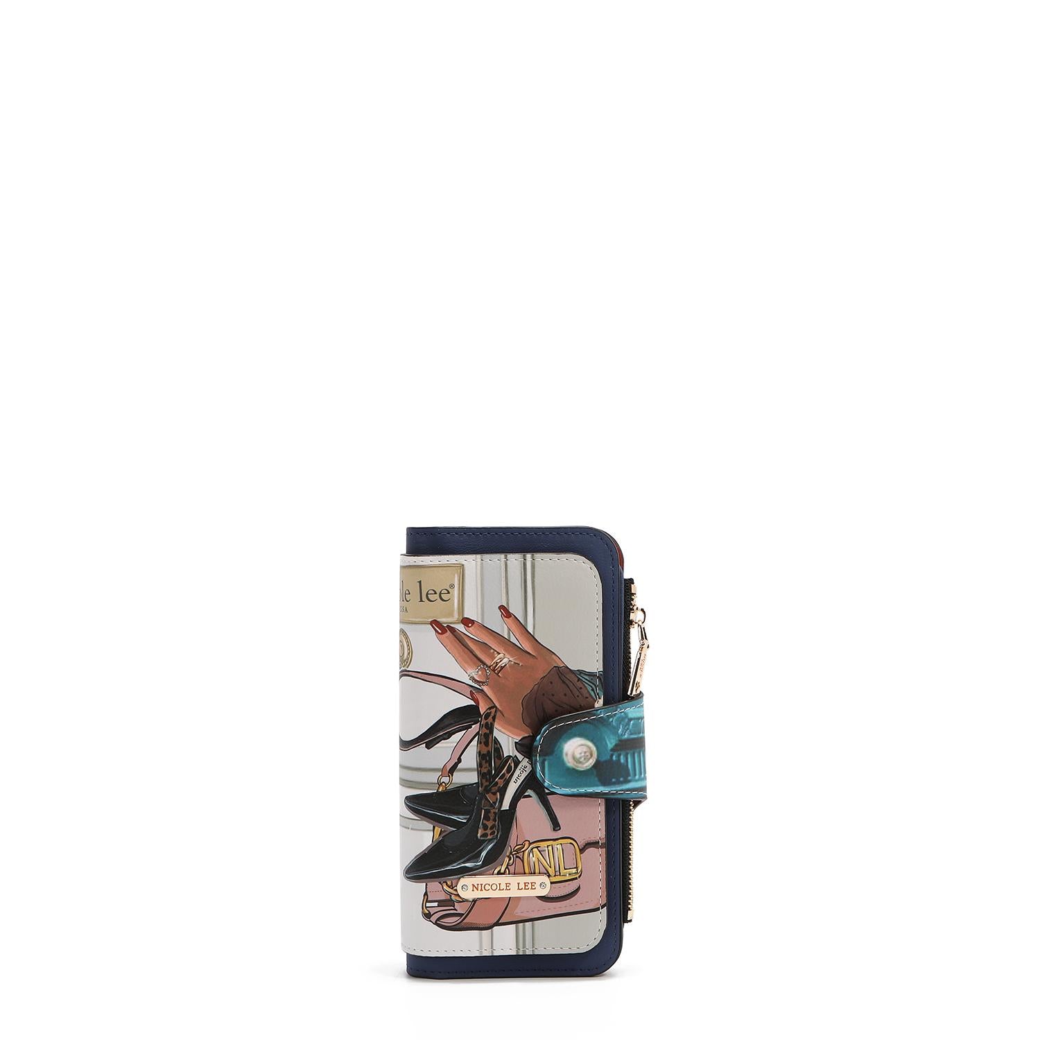 Cartera Nicole Lee Con Broche Bifold Emotion SS26