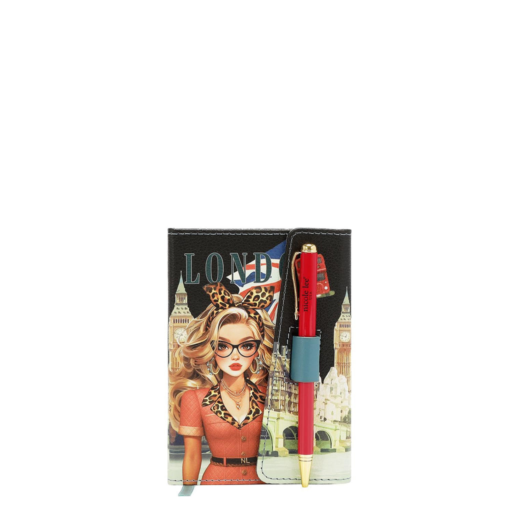 Libreta Con Pluma Nicole Lee Print London Eye FW26