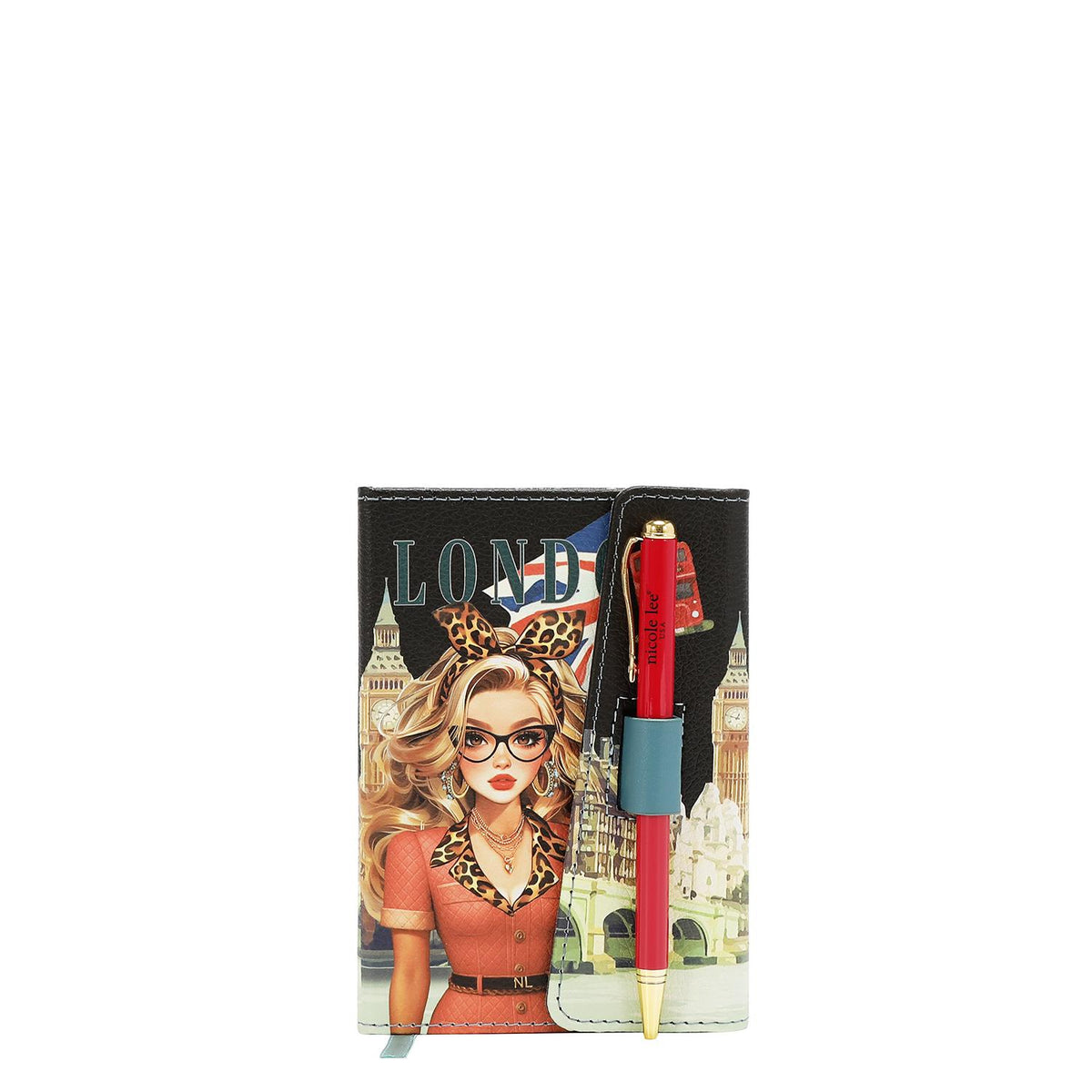 Libreta Con Pluma Nicole Lee Print London Eye FW26