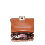 Bolsa shoulder Nicole Lee en relieve y correa de cadena FW25