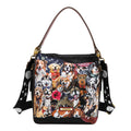Bolsa hobo Nicole Lee de nylon Print Best Smile FW25