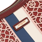 Bolsa hobo Nicole Lee en corte láser y pedrería FW25