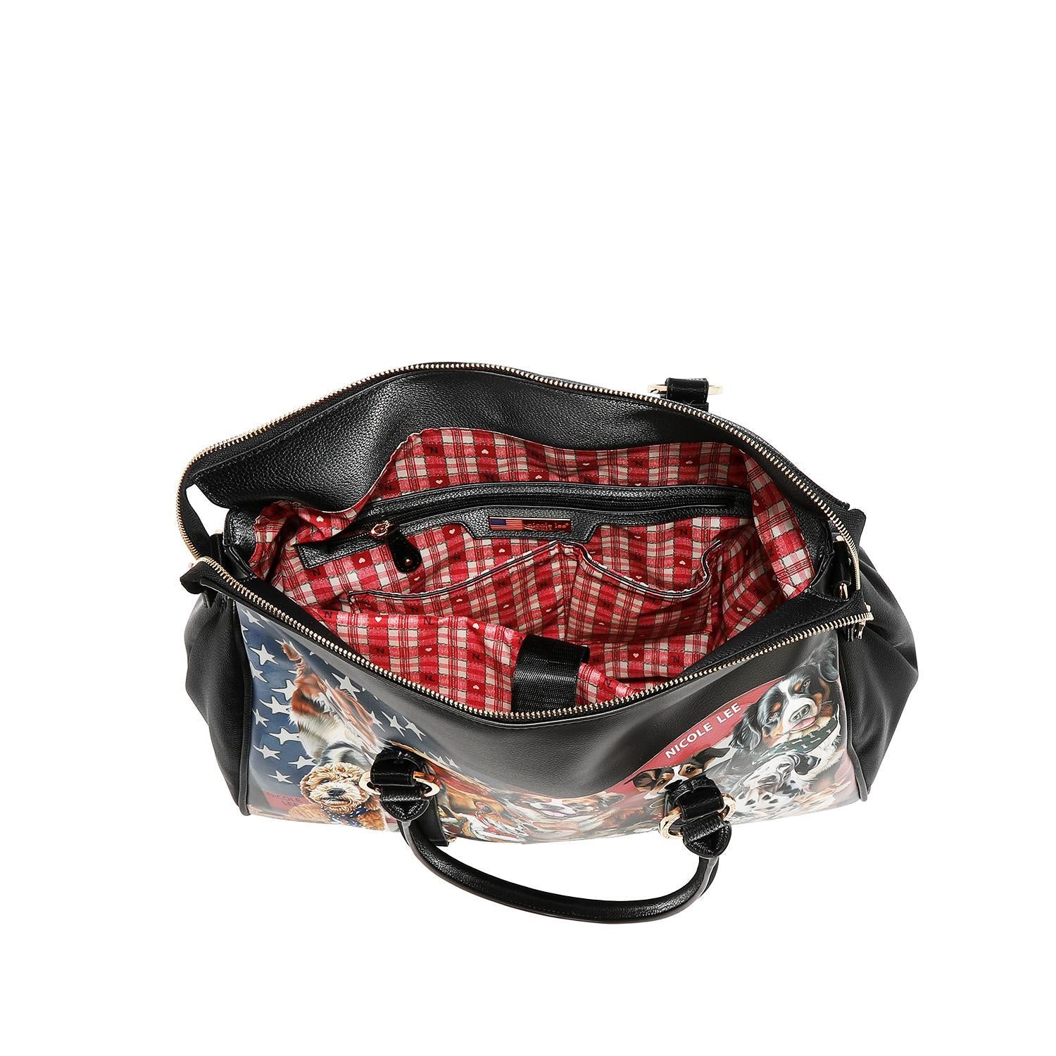 Maleta Nicole Lee negocios satchel de ruedas Best Smile FW25