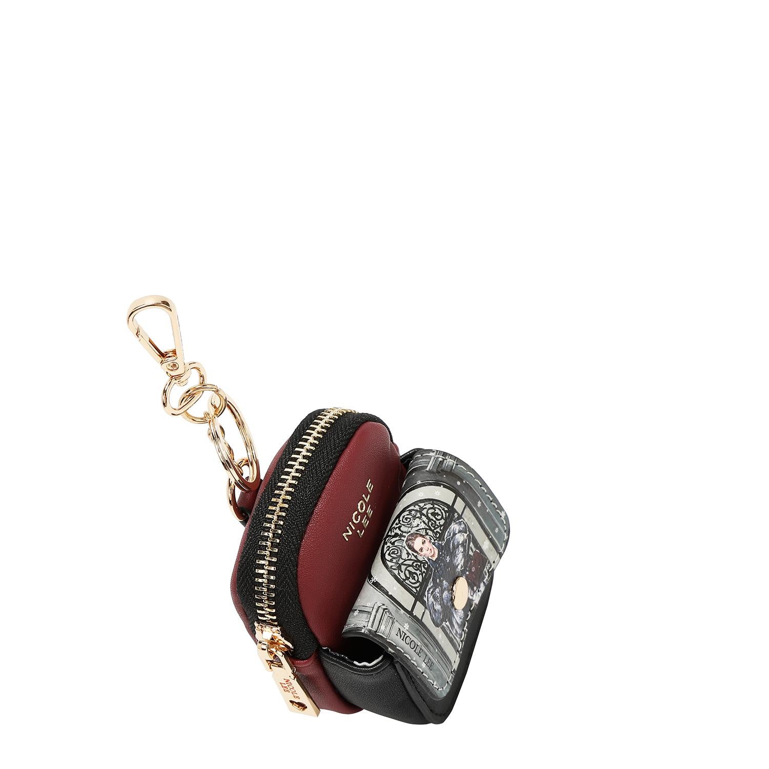 Monedero Llavero Nicole Lee print Moda FW25