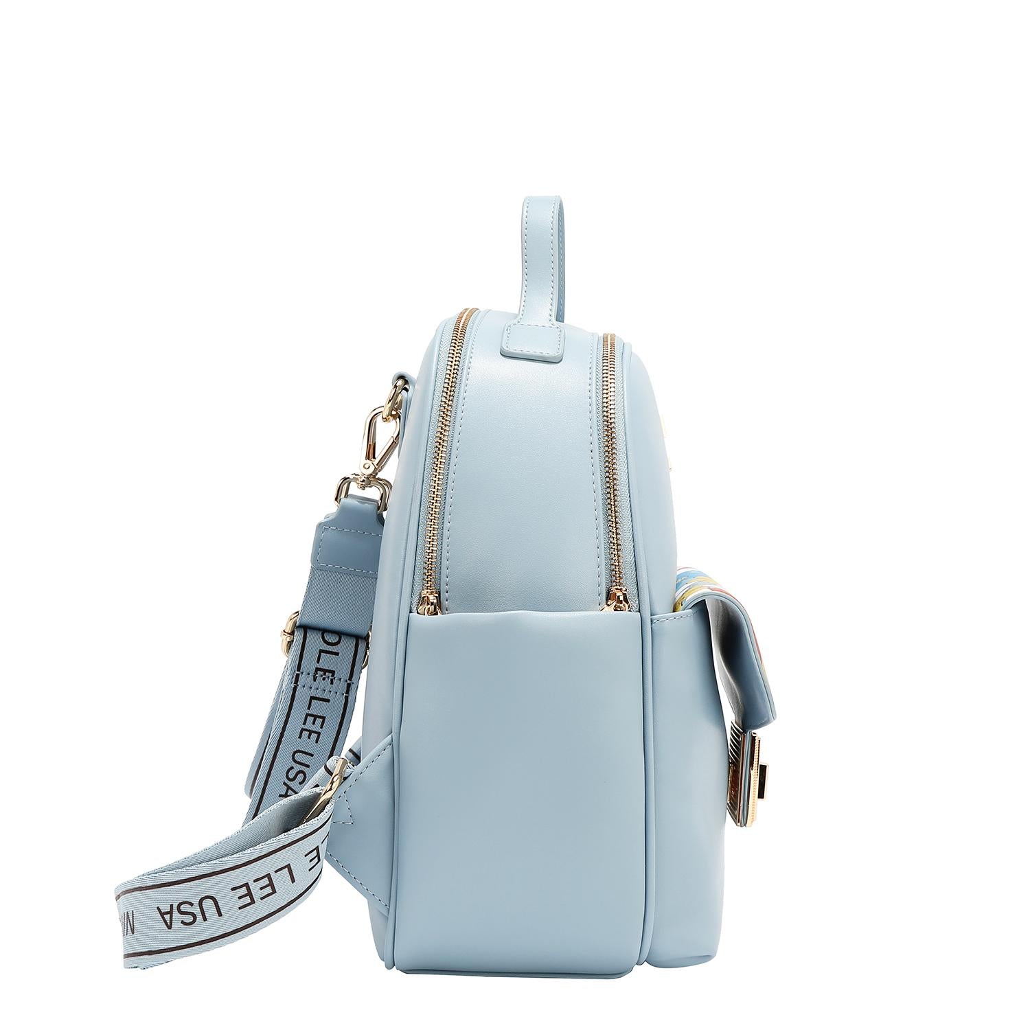 Mochila Casual Nicole Lee Con Estampado De Flores FW25