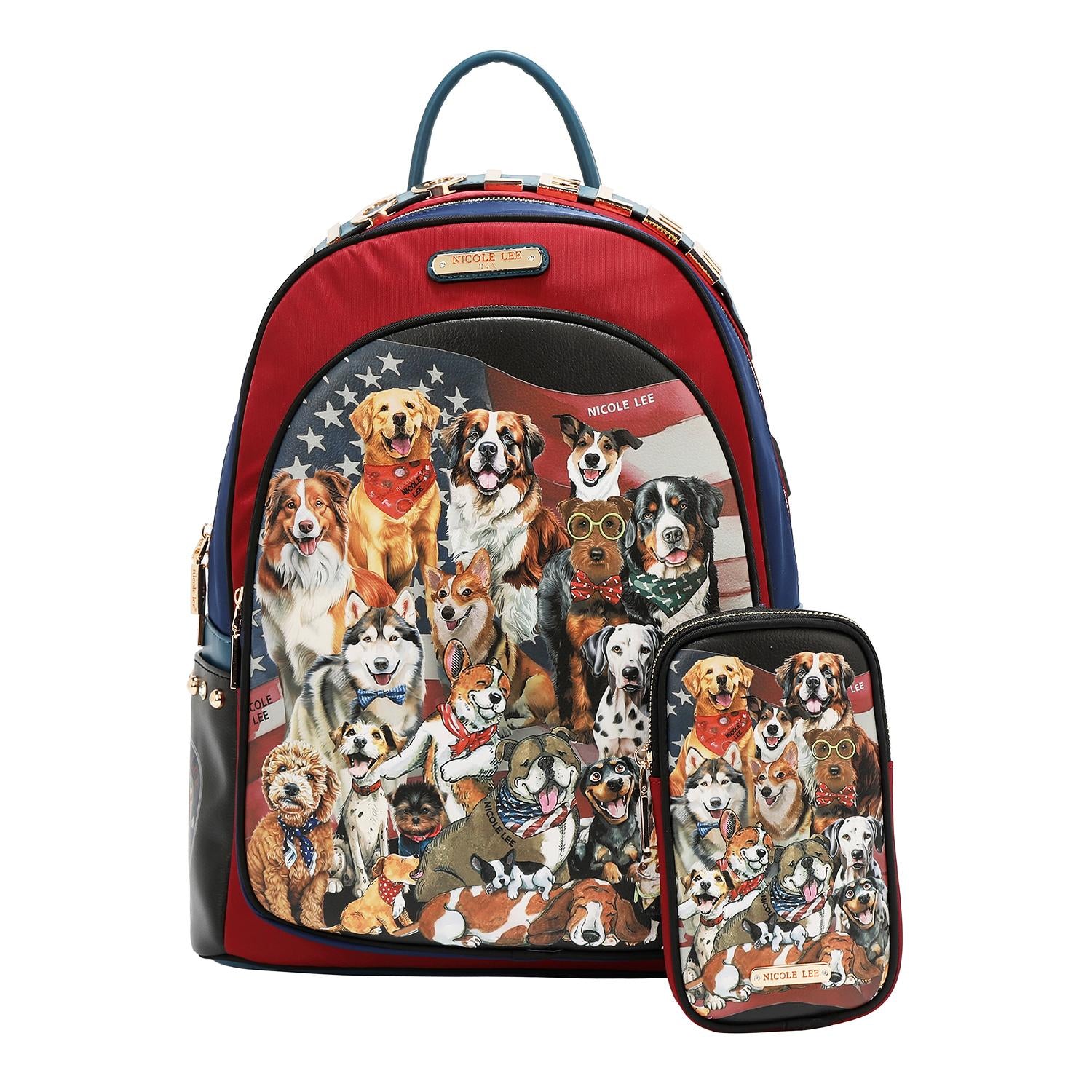 Mochila Nicole Lee con bolsa extra Best Smile FW25