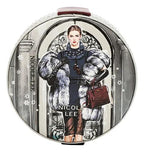 Cartera Nicole Lee compacta de cierre Print Best Smile FW25