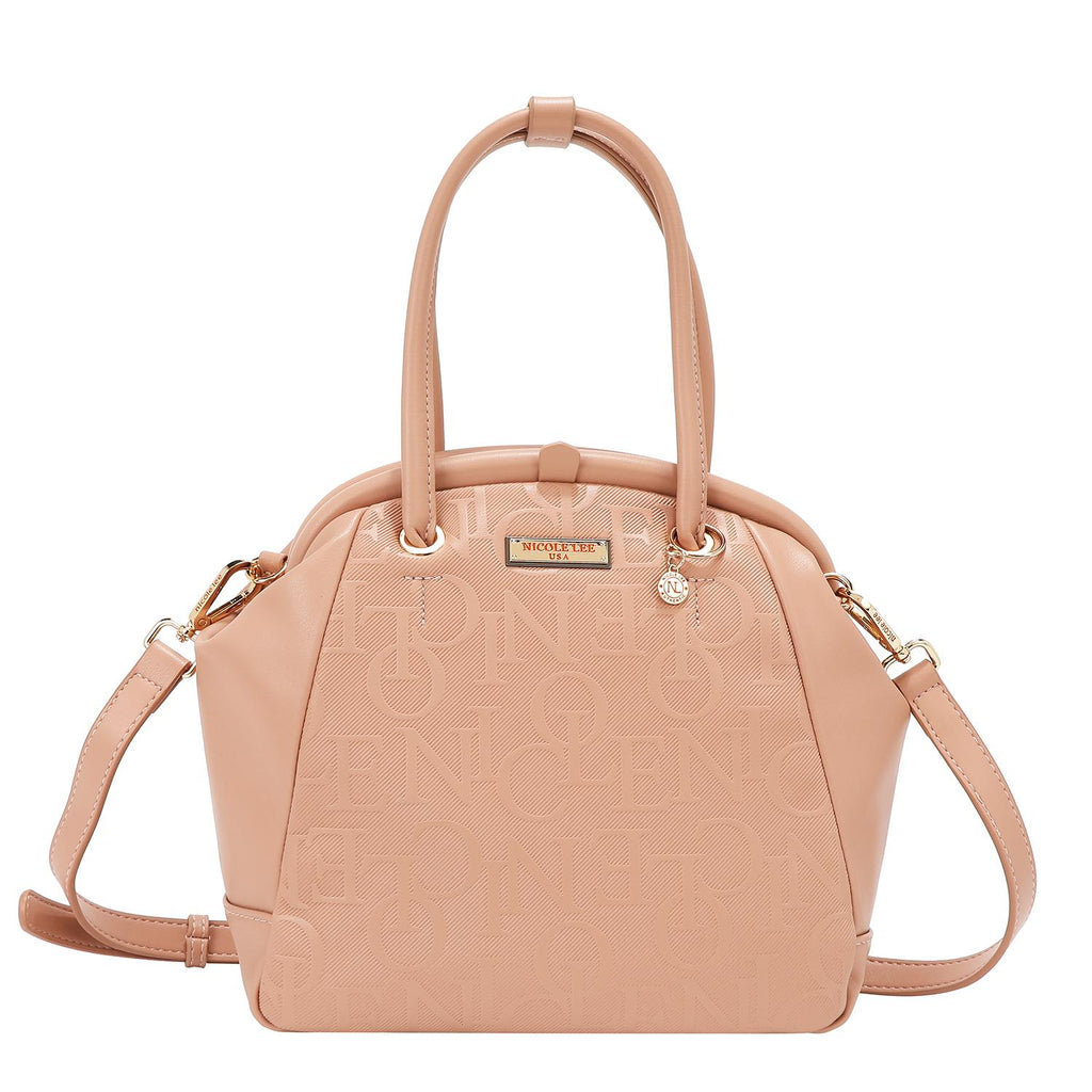 Bolsa Frame Nicole Lee Con Relieve y Asas Largas FW25