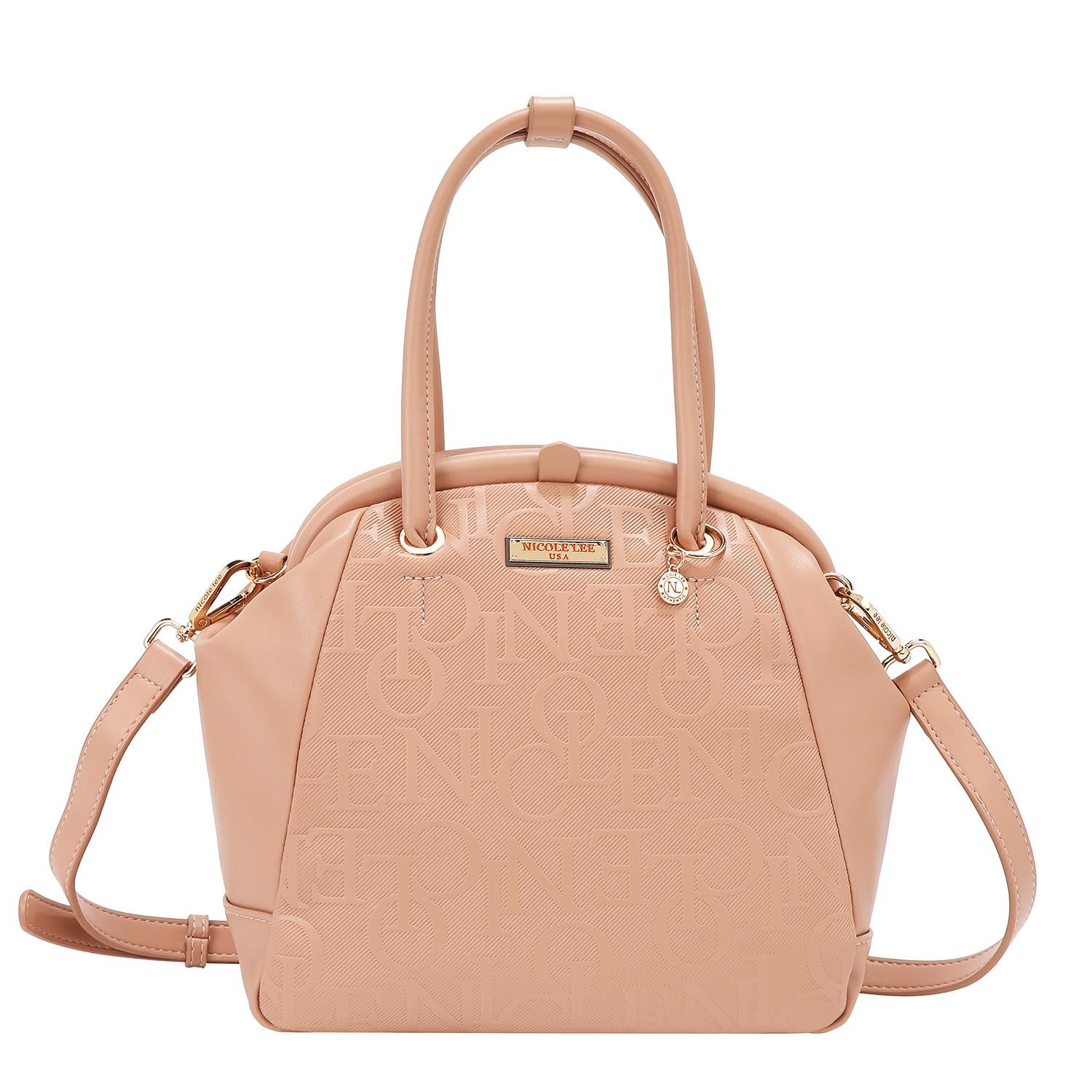 Bolsa Frame Nicole Lee Con Relieve y Asas Largas FW25
