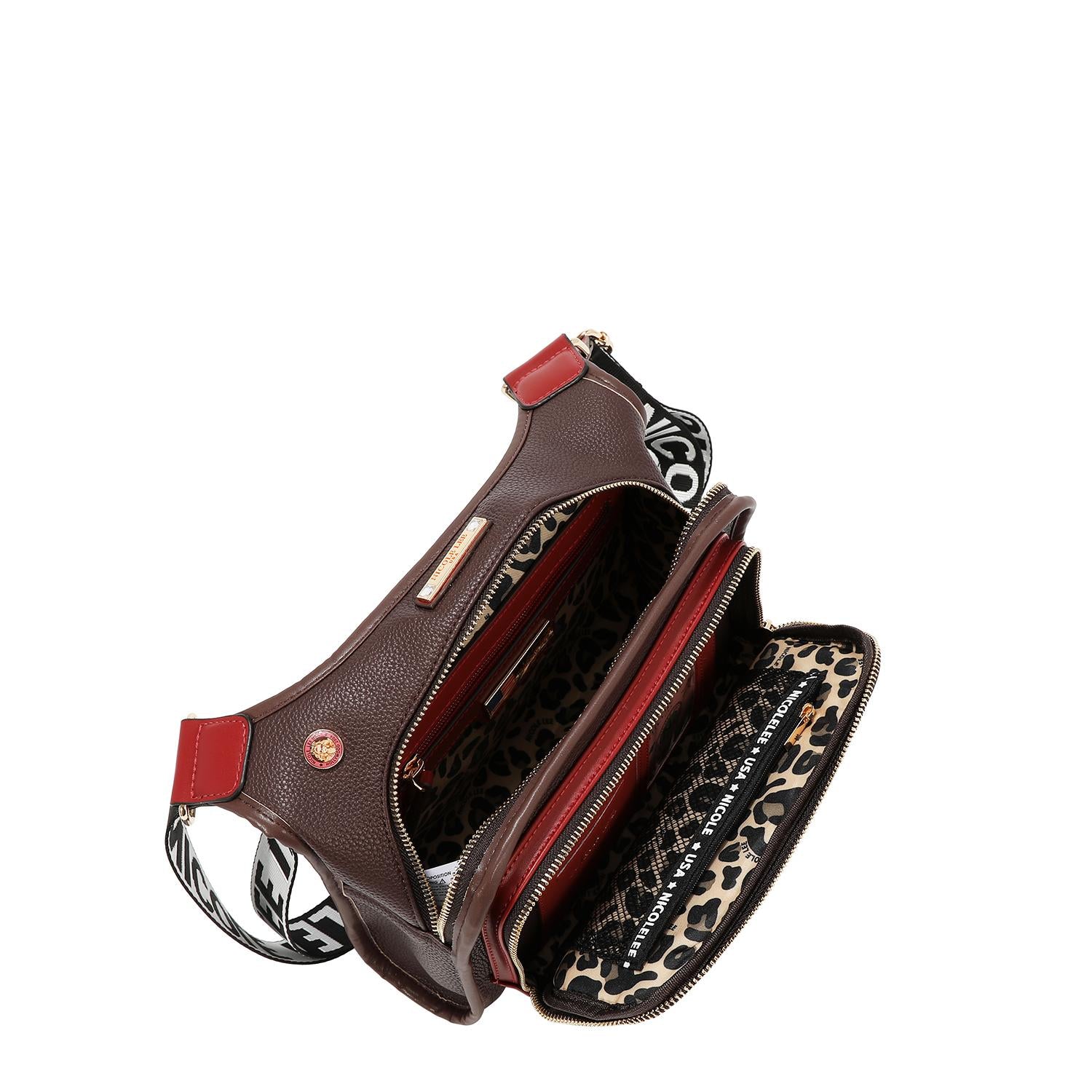 Bolsa Crossbody Nicole Lee Correa Ajustable London Eye FW26