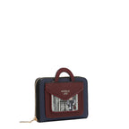 Cartera Nicole Lee compacta de cierre Print Moda FW25