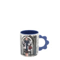 Taza Nicole Lee de Cerámica Estampada Moda Snowflake FW25