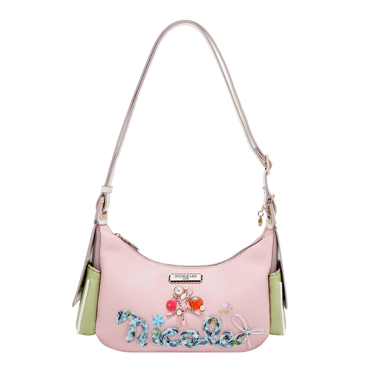 Bolsa Nicole Lee Tipo Shoulder Estilo Marino Ocean SS26