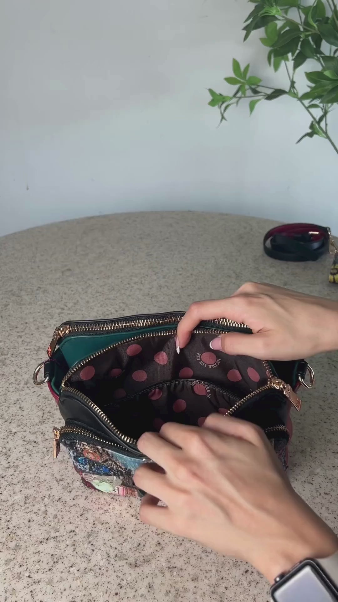 Bolsa Crossbody Nicole Lee Print Sabina Imagines SS26
